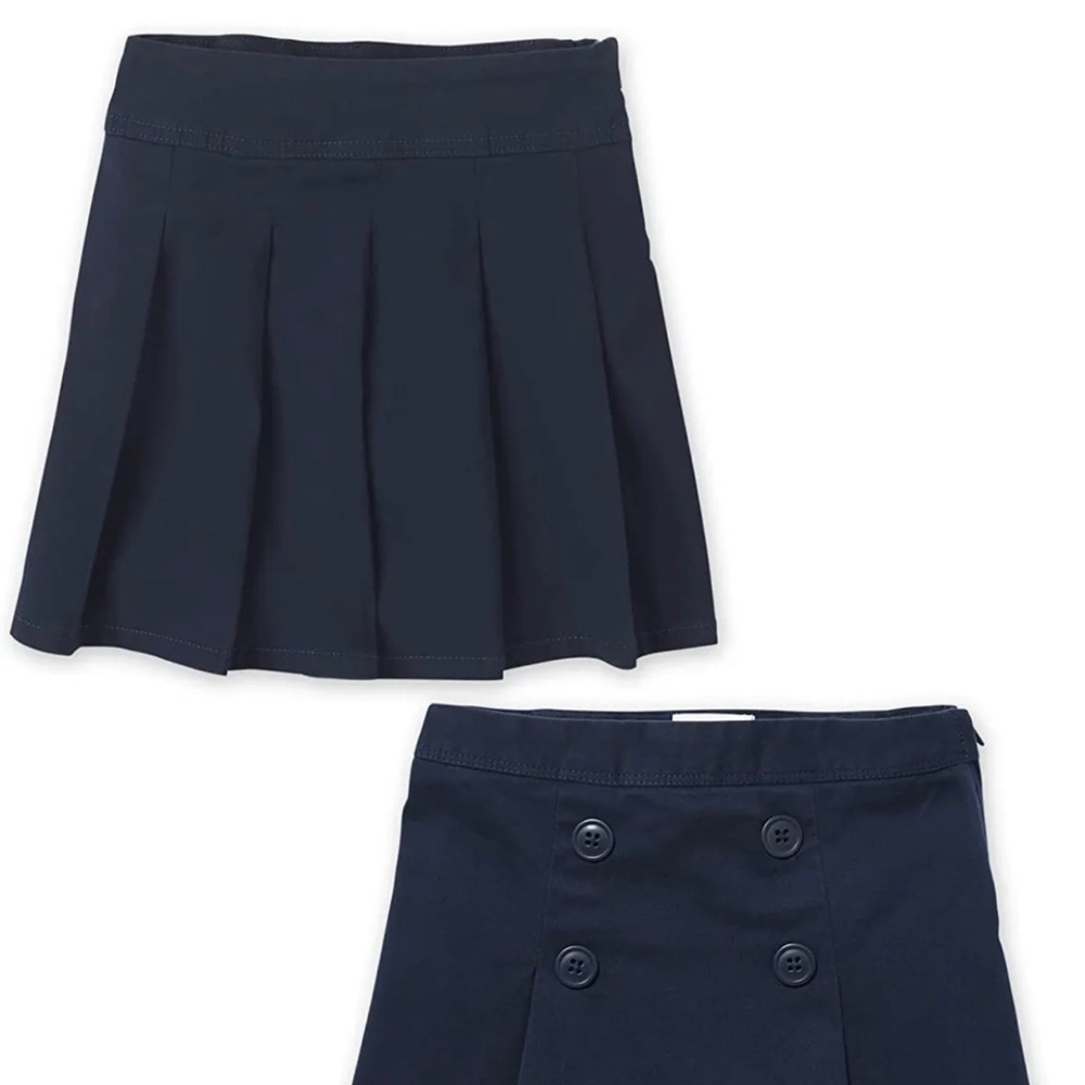 The Children's Place Girl's School Uniform Skort 2-Pack, Navy 6 Plus/medium